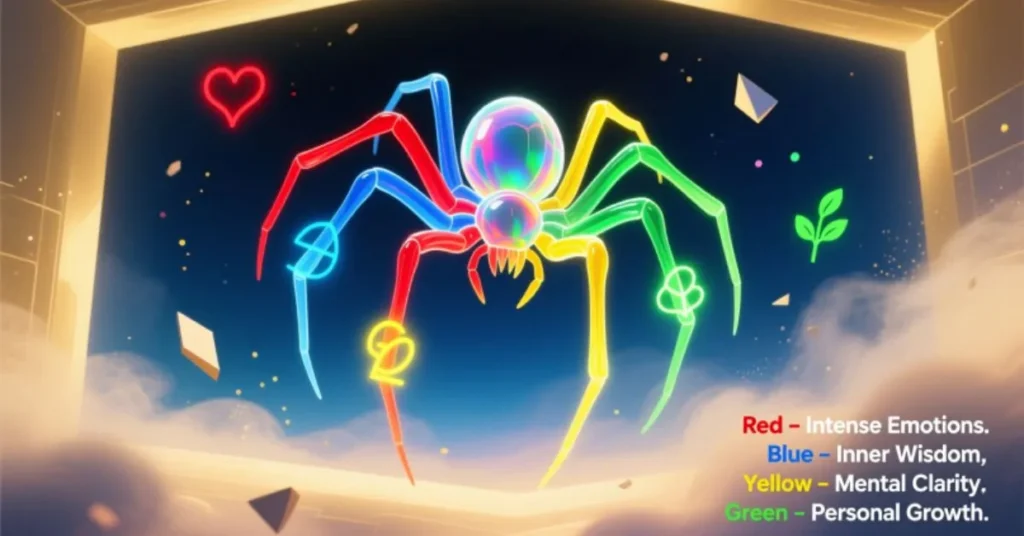 Color-Based Meanings of Spider Dreams