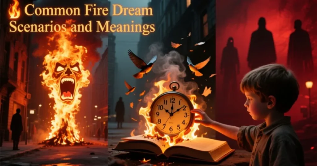 Common Fire Dream Scenarios and Meanings
