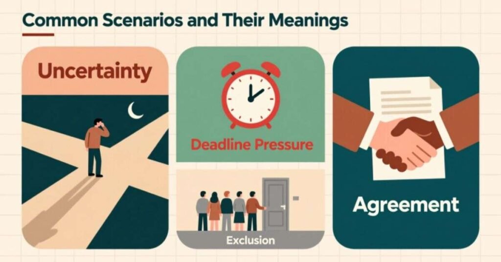 Common Scenarios and Their Meanings