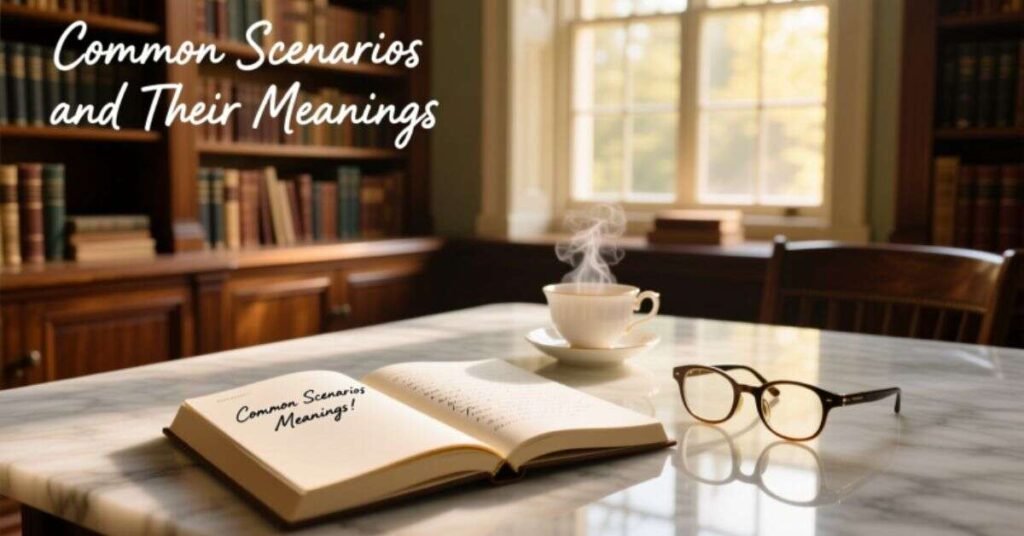 Common Scenarios and Their Meanings 