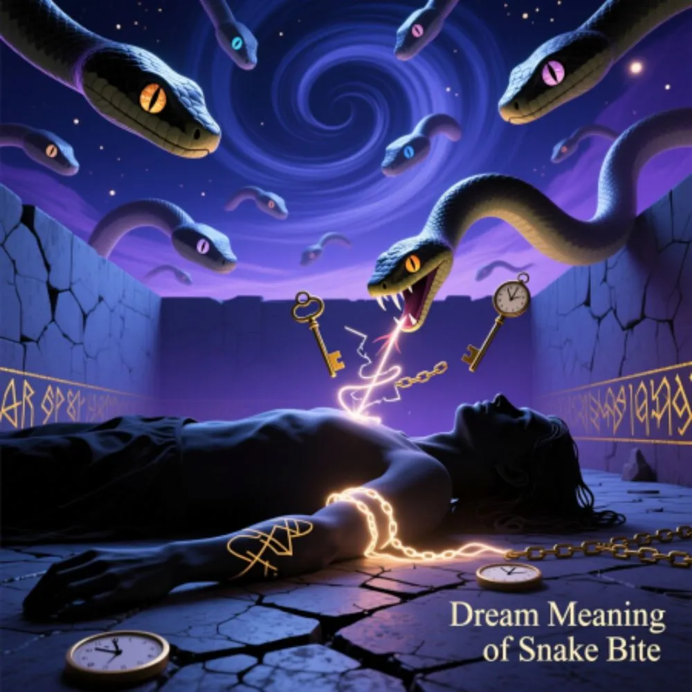 Dream Meaning of Snake Bite Dream Meaning