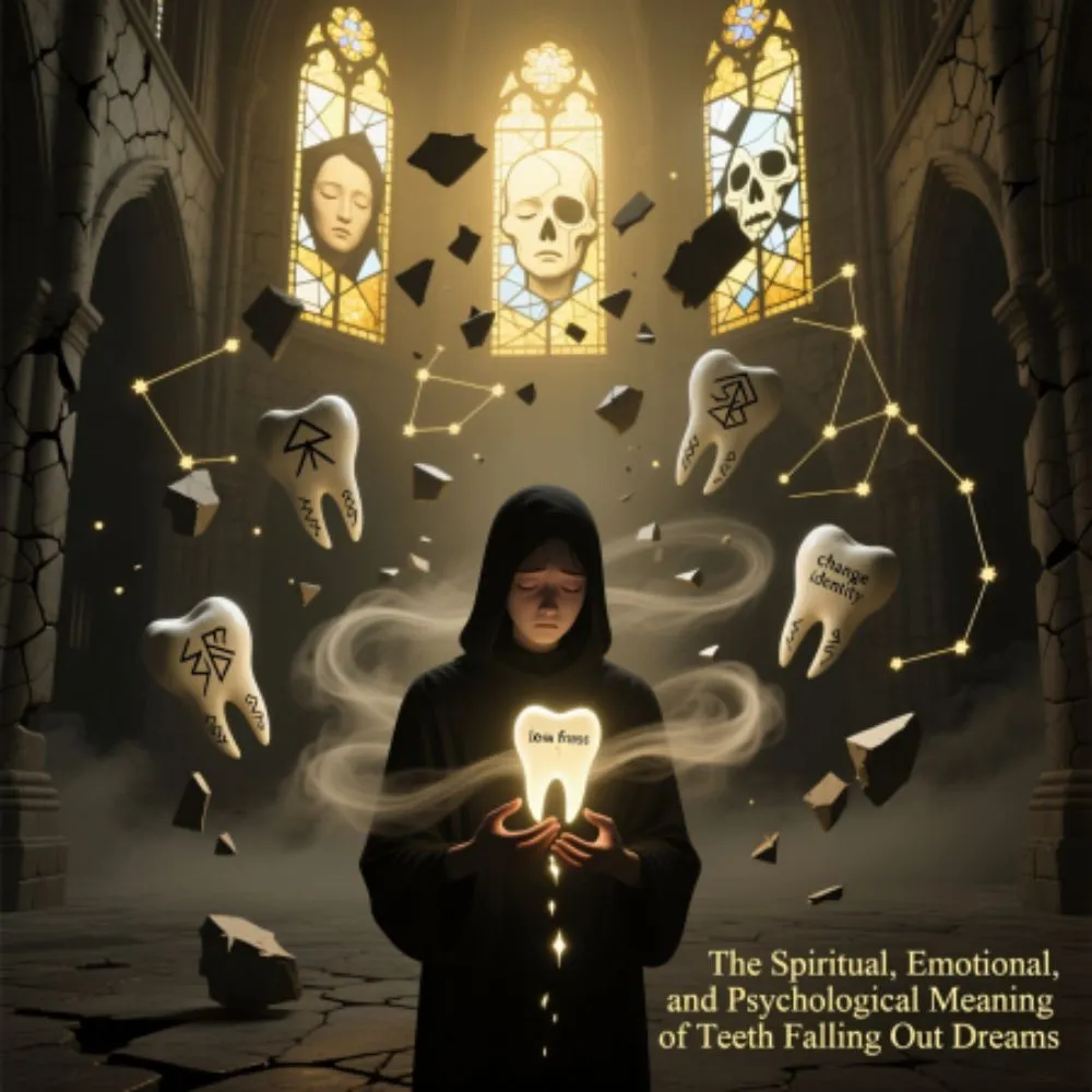 🌿 The Spiritual, Emotional, and Psychological Meaning of Teeth Falling Out Dreams