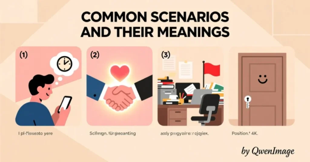  Common Scenarios and Their Meanings