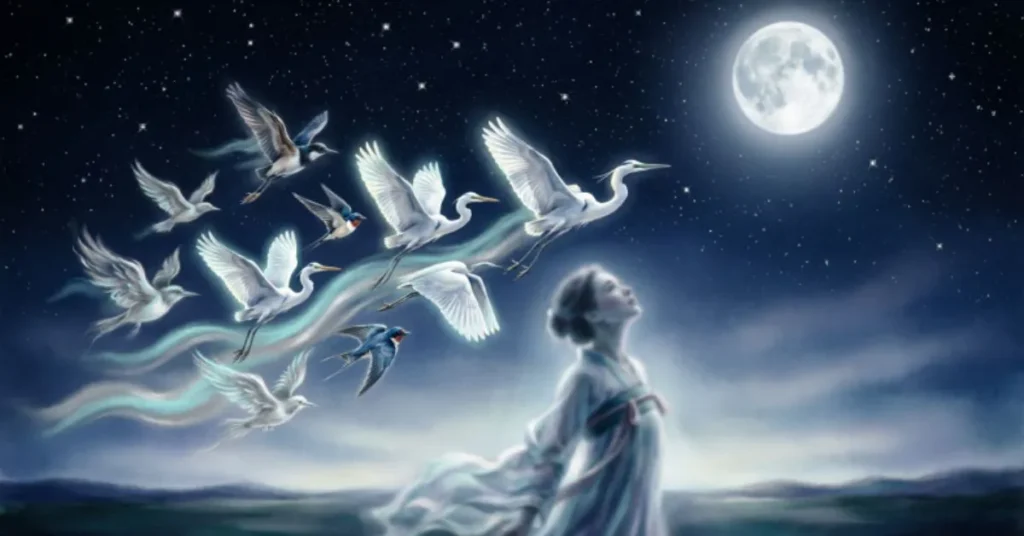 Dreaming of Birds Flying Towards You