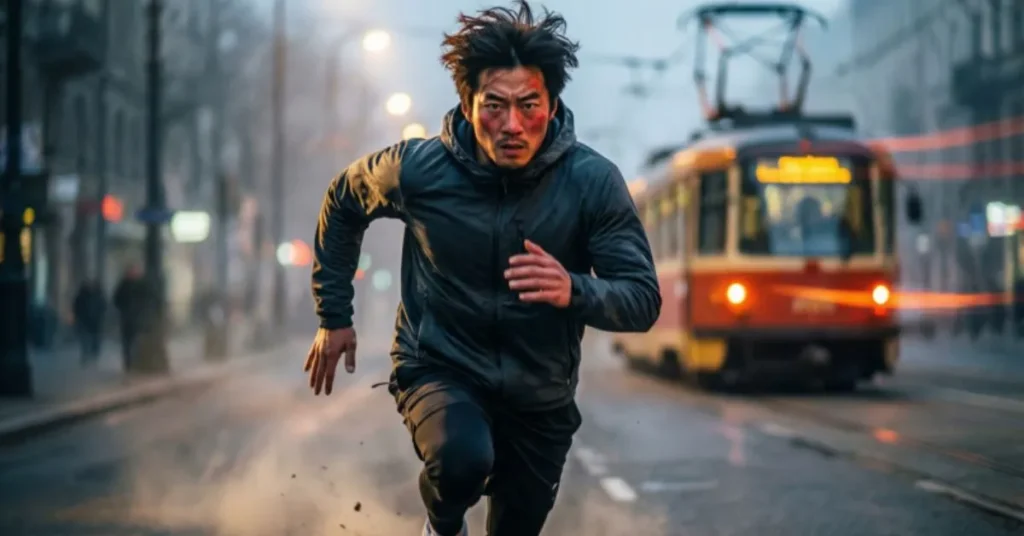 Running To Catch Up With Someone Or Something