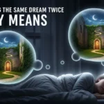 having the same dream twice spiritual meaning